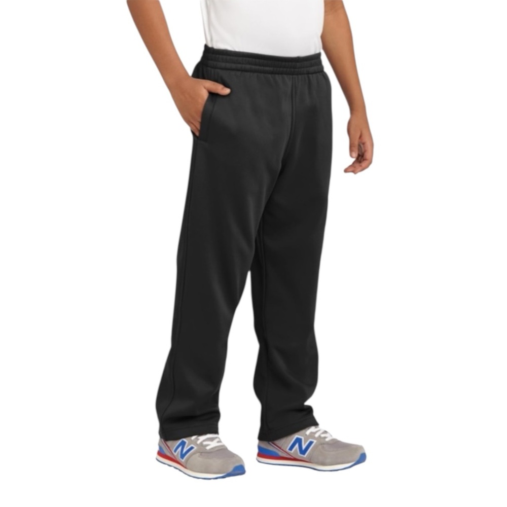 Sport-Tek Youth Sport-Wick Fleece Athletic Pant (Black) NWOT